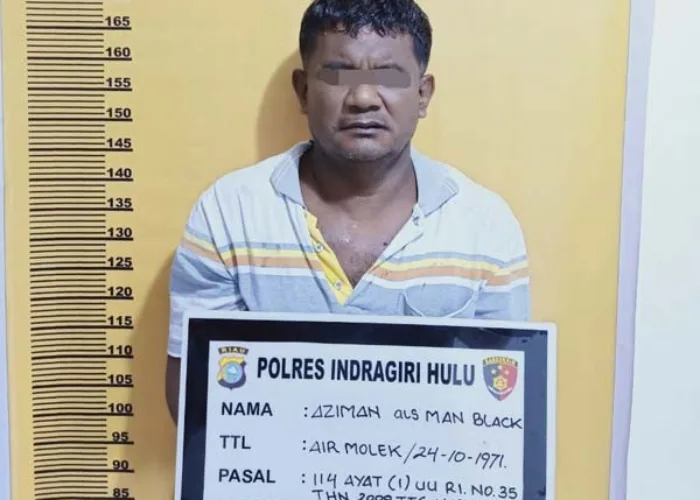 Mantan Napi Rutan Rengat Kembali Diringkus Bersama 4,43 Gram Sabu