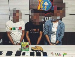 Pesan 1 Kg Sabu dari Bandar Malaysia, Polisi Tangkap Tiga Pria Ini di Inhil