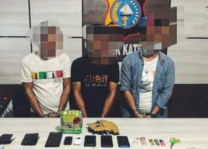 Pesan 1 Kg Sabu dari Bandar Malaysia, Polisi Tangkap Tiga Pria Ini di Inhil