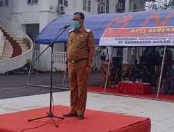 Bupati Suyatno Ajak Petugas Sosialisasi Kebiasaan Baru