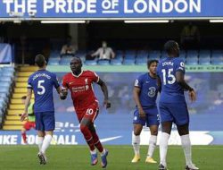 Liverpool Benamkan 10 Pemain Chelsea Berkat 2 Gol Mane