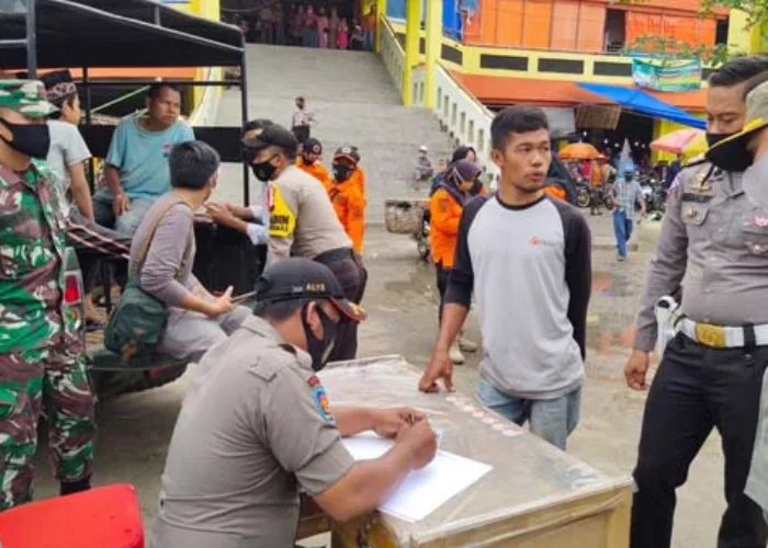 Melanggar Protokol Kesehatan, Puluhan Warga Terjaring Razia Gabungan