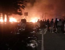 15 Kios dan Rumah Warga di Sekip Hulu Inhu Riau Ludes Terbakar