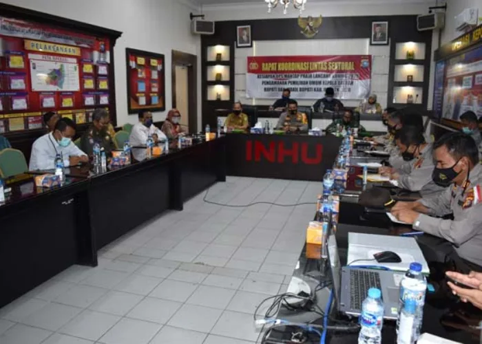 Jelang Operasi Mantap Praja, Polres Inhu Gelar Rapat Eksternal