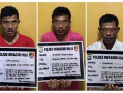 Satres Narkoba Polres Inhu Tangkap Tiga Pengedar Sabu