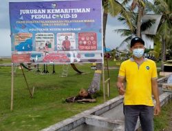 Berharap Covid-19 Berakhir, Dosen Kemaritiman Politeknik Bengkalis Taja Sosialisasi