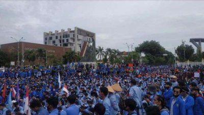 Ribuan Mahasiswa Siang Ini Kembali ke Jalan, Desak Pemerintah Cabut UU Cipta Kerja