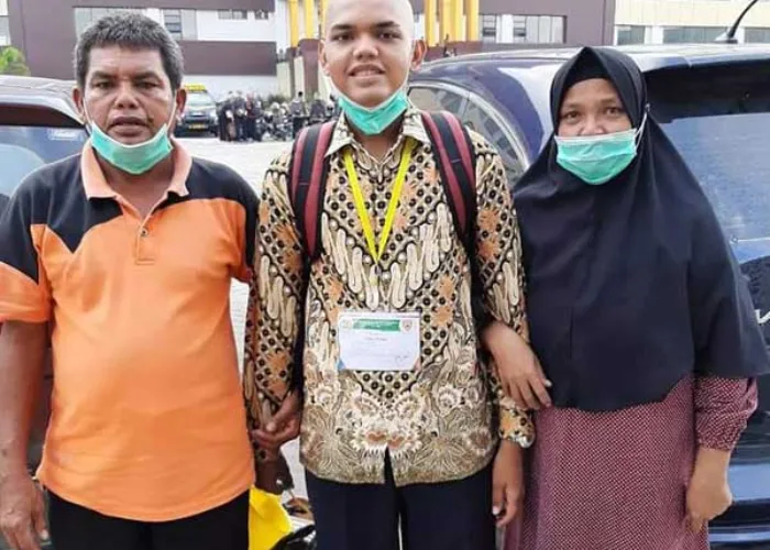 Anak Tukang Becak di Inhu Riau Lulus Seleksi Kepolisian