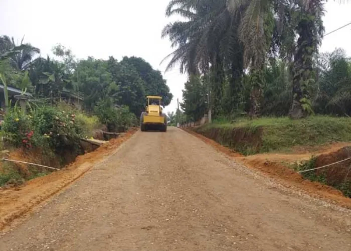 Pemkab Rohil Muluskan Jalan Dalam Lubuk, Tahun Depan Dilanjutkan
