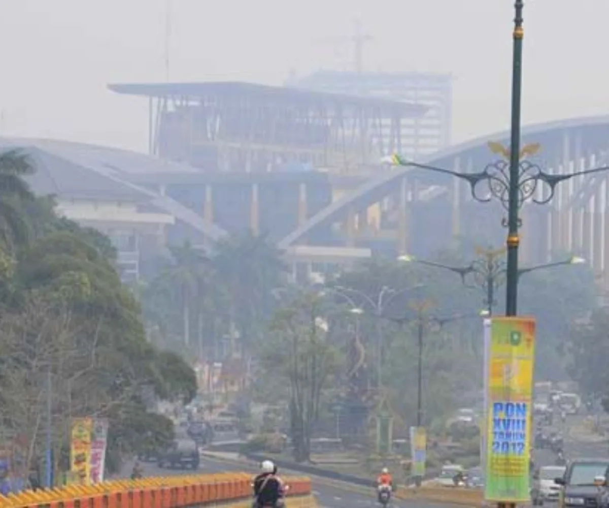 Asap Mulai Terasa Menyengat di Pekanbaru, Masuk Kategori Tidak Sehat