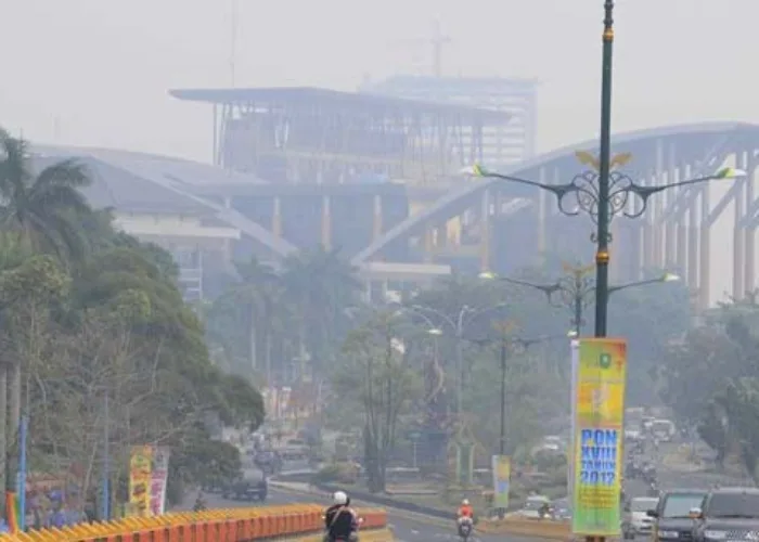 Asap Mulai Terasa Menyengat di Pekanbaru, Masuk Kategori Tidak Sehat