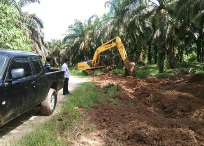 Bupati Sukiman Tetap Peduli Kondisi Jalan di Kabupaten Rokan Hulu