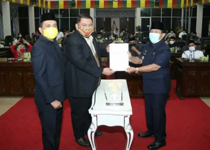 DPRD Rohul Setujui Rancangan APBD-P 2020 Rp1,68 Triliun Menjadi Perda