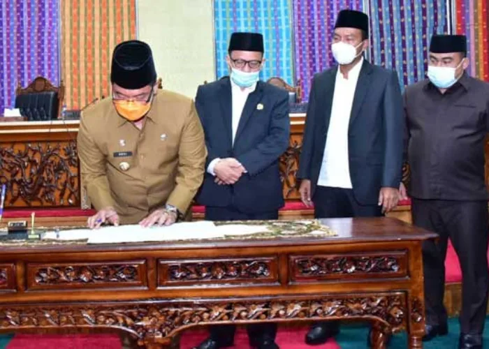DPRD Taja Paripurna Pengesahan APBD Bengkalis 2021 Sebesar Rp 3,2 Triliun