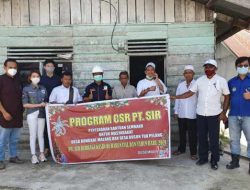 PT SIR Salurkan Bantuan ke Desa Dusun Tua Pelang dan Bongkal Malang Inhu