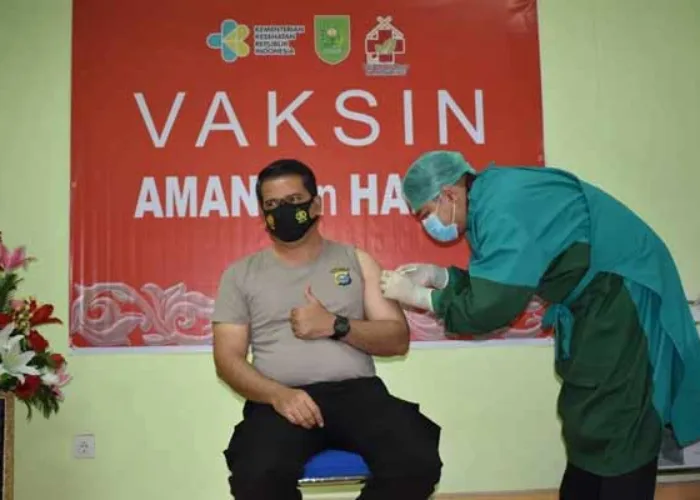 Kapolres Inhu Divaksin: Jangan Takut, Imun Terjaga dan Terhindar dari Covid-19