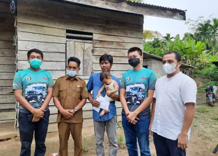 Bayi Malang Tanpa Anus Lahir di Rengat Barat, BJC Inhu Bantu Biaya Operasi