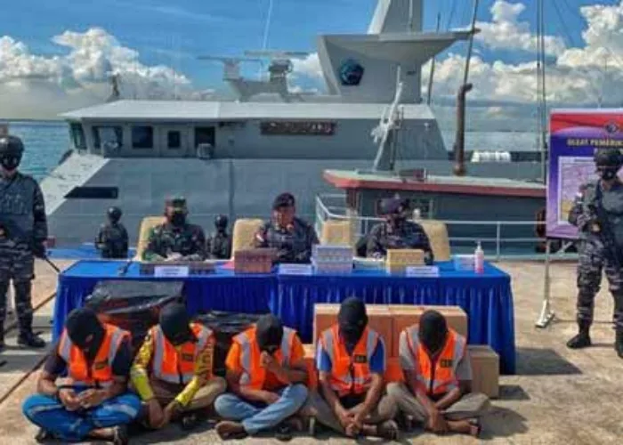 1.673 Bal Rokok Ilegal Asal Singapura Senilai Rp5,019 Miliar Gagal Diseludupkan