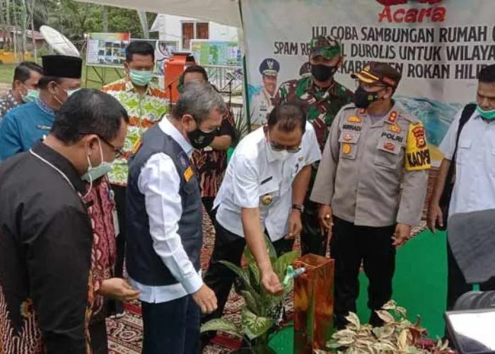 4.170 Rumah Warga Rohil Kini Sudah Bisa Menikmati Air Bersih