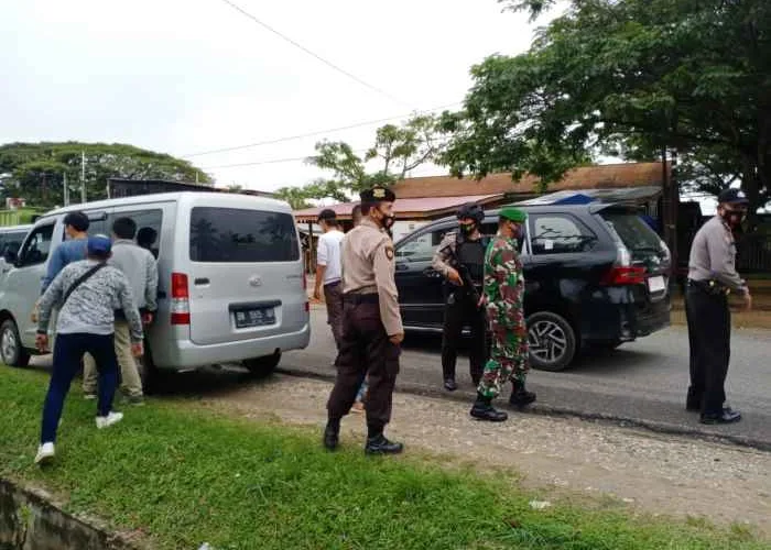 Antisipasi Terorisme, Tim Gabungan TNI Polri Gelar Razia Gabungan di Air Molek Inhu