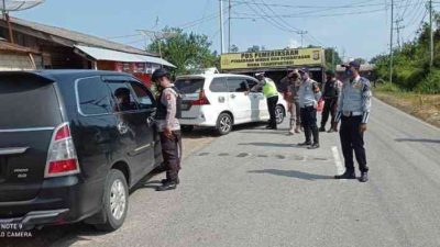 Polda Riau Dirikan 58 Pos Penyekatan, Kerahkan 2.362 Personel Gabungan