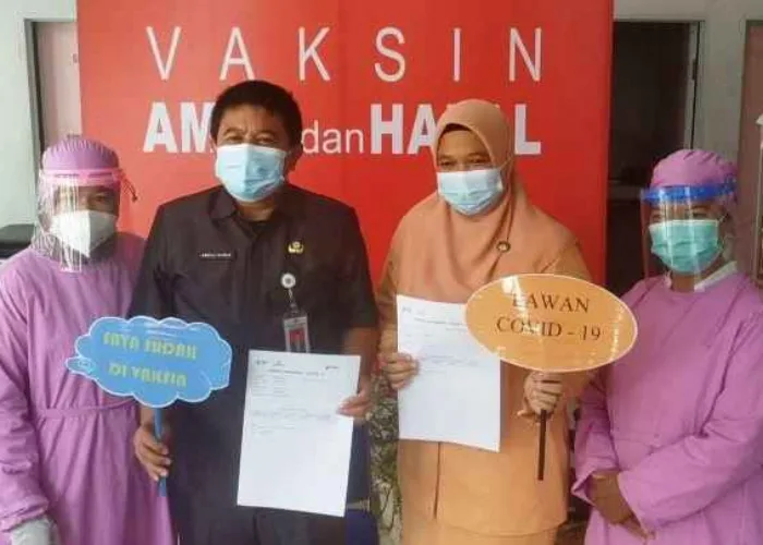 Sejumlah Pejabat dan Tokoh Masyarakat di Rohul Jalani Vaksinasi Covid-19 Tahap 2