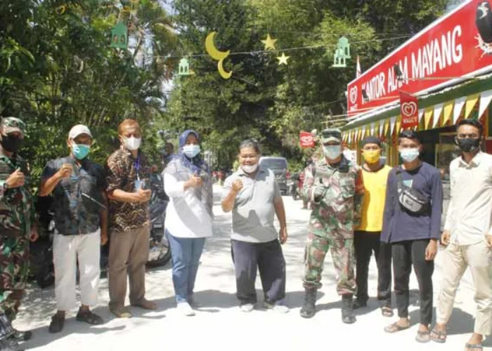 Antusiasme Masyarakat Sambut Kehadiran Atlet NPC Riau di Wisata Vaksin Covid 19