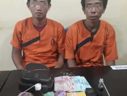 Dua Warga Peranap Inhu Ditangkap, 21 Bungkus Sabu Diamankan