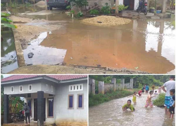 Pemukiman Warga Pematangreba Banjir, Ini Harapan Warga ke Pemkab Inhu
