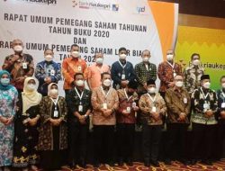 Wabup Rohil Sulaiman Ikuti RUPSLB PT Bank Riau Kepri Tahun 2021