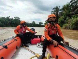 Bocah 9 Tahun Hilang Terseret Arus Sungai Rokan, Tim SAR Lakukan Pencarian