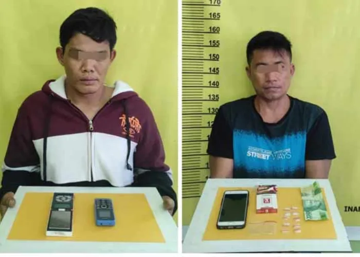 Polisi Tangkap Pemakai dan Pengedar Sabu di Inhu Riau