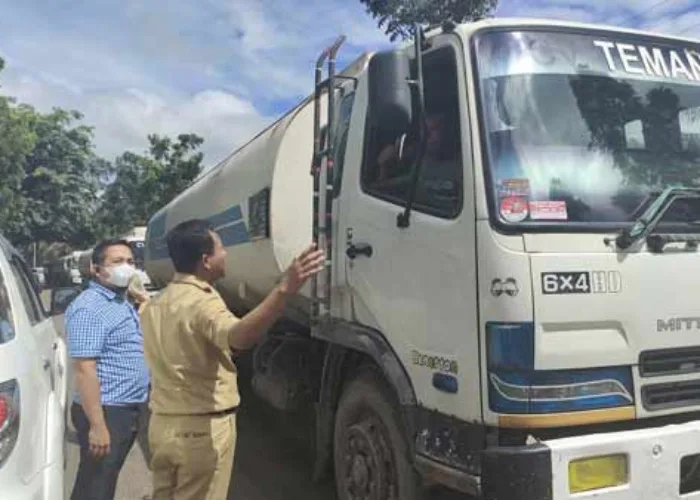 Wabup Sulaiman Ingatkan Supir Dump Truck Tidak Bawa Muatan Lebihi Tonase