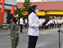 Hari Pertama Kerja, Bupati Rezita Ingatkan ASN di Inhu Utamakan Disiplin dan Kebersihan