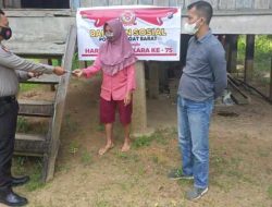 Jumat Barokah: Polsek Rengat Barat Salurkan Bantuan dari Zakat Profesi