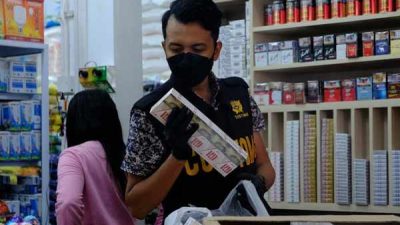 63,44 Juta Batang Rokok dan Minuman Beralkohol Ilegal Senilai Rp65,8 Miliar Disita di Batam