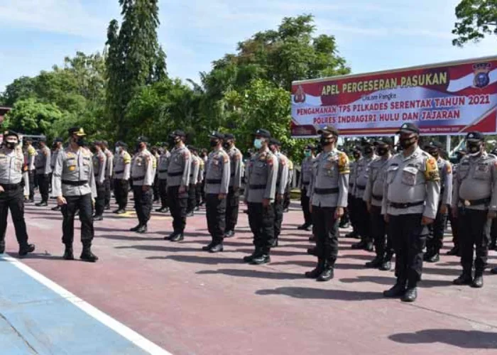 360 Personil Polres Inhu Siap Amankan Pilkades Serentak Besok