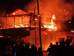 Satu Ruko, Enam Kedai dan Bengkel Warga di Pematang Reba Hangus Terbakar
