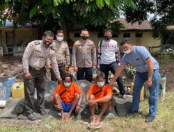 Dua Penambang Emas di Aliran Sungai Indragiri Ditangkap