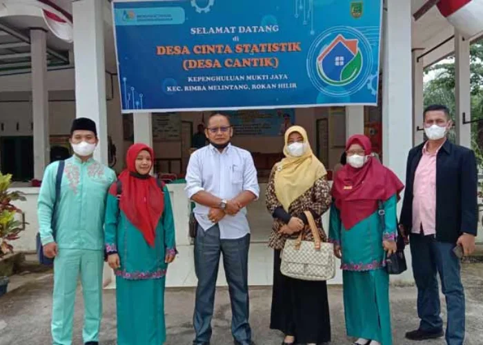 Pengukuhan Komunitas Statistik, Kepenghuluan Mukti Jaya Satu dari 100 Desa Cantik di Indonesia