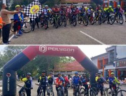 Puluhan Bikers Komunitas Gowes Ramaikan Sepeda Santai HUT Kopri