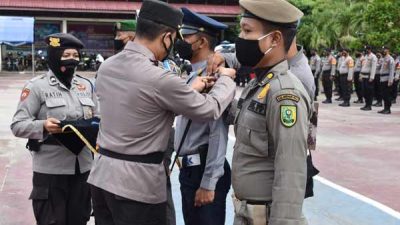 Kapolres Inhu Pimpin Gelar Pasukan Kesiapan Operasi Zebra 2021