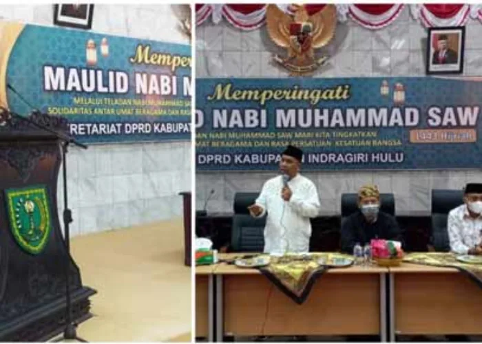 Kali Pertama DPRD Inhu Gelar Maulid Nabi, Elda: Mari Tingkatkan Solidaritas Antar Umat Beragama