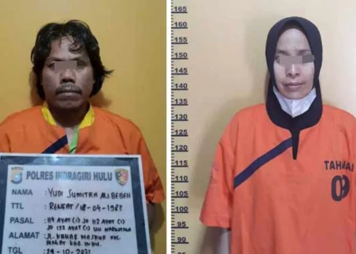 Pengedar Narkoba di Inhu Ditangkap, Wanita Ini Ikut Diamankan Sebab Bantu Suaminya Jual Sabu