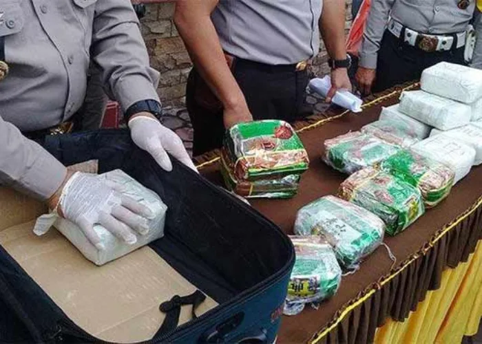 Polisi Tangkap Seorang Wanita dan 4 Pria Pengedar Narkoba, 6,9 Kg Sabu Disita, 42.000 Jiwa Terselamatkan