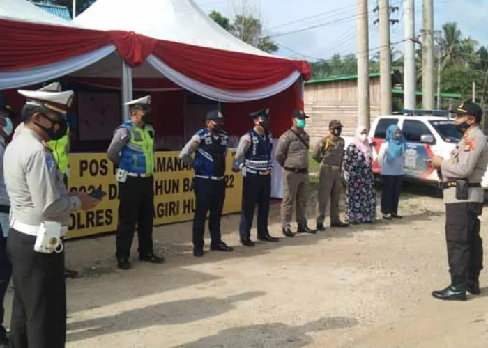 Jelang Nataru, Kapolres Inhu Bangun Posko Pengamanan dan Pelayanan