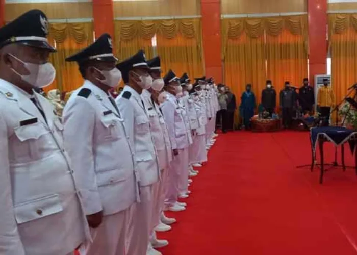 Pelantikan 18 Kades Terpilih, Rezita: Ciptakan Inovasi dalam Membangun Desa