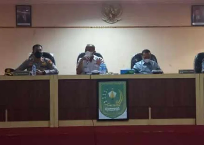 Satgas Covid 19 Inhu Bahas Strategi Pencapaian Target Vaksinasi 70 Persen 