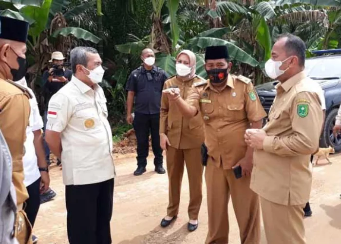 Saksikan Dampak Abrasi Sungai Indragiri, Gubernur Syamsuar Minta BWS Pusat Turun ke Inhu