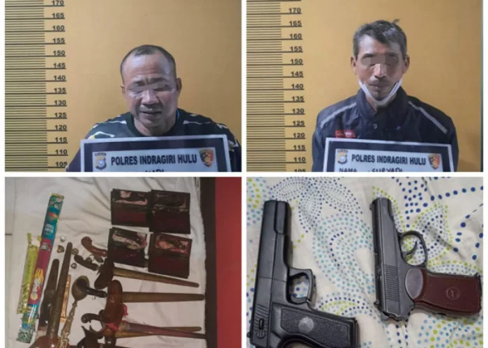 Tipu IRT di Peranap Ratusan Juta, Dua Dukun Pengganda Uang Ditangkap